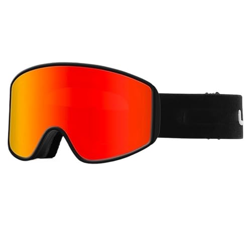 FREVEX Ski Brille Damen, UV-Schutz Snowboard Brille Anti-Beschlag, Helmkompatible Ski Goggles zum Skifahren, Ski(Multicolor 3) von FREVEX