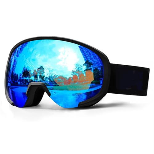 FREVEX Ski Brille Damen, UV-Schutz Snowboard Brille Anti-Beschlag, Skibrille für Skifahren Motorrad Fahrrad Skaten, Ski(Multicolor 5) von FREVEX