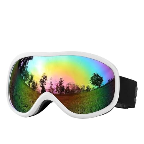 FREVEX Ski Snowboard Brille, Anti Beschlag über der Brille Winter Schneebrille, Outdoor Aktivitäten Skifahren Radfahren Snowboard, Ski(Multicolor 11) von FREVEX