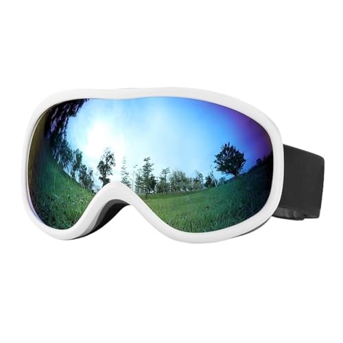 FREVEX Ski Snowboard Brille, Anti Beschlag über der Brille Winter Schneebrille, Outdoor Aktivitäten Skifahren Radfahren Snowboard, Ski(Multicolor 9) von FREVEX