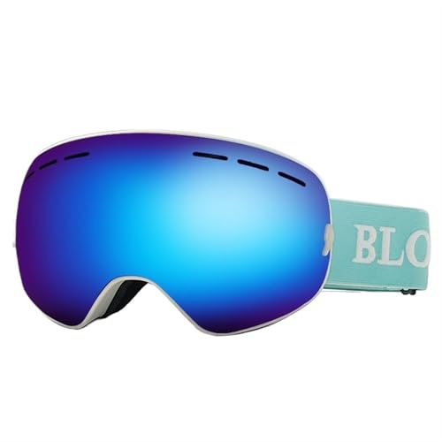 FREVEX Ski Snowboard Brille, Schneebrille UV-Schutz Skibrille, Helmkompatible Ski Goggles zum Skifahren, Ski(Multicolor 11) von FREVEX