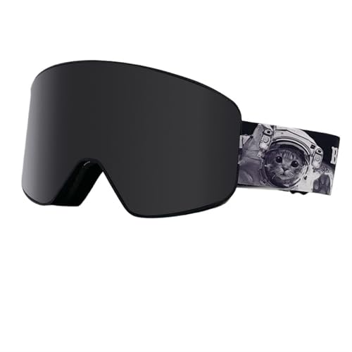 FREVEX Ski Snowboard Brille, Schneebrille UV-Schutz Skibrille, Helmkompatible Ski Goggles zum Skifahren, Ski(Multicolor 16) von FREVEX