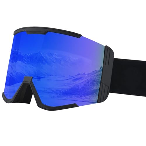 FREVEX Skibrille Herren Damen, Schneebrille UV-Schutz Skibrille, Skibrille für Skifahren Motorrad Fahrrad Skaten, Ski(Multicolor 14) von FREVEX