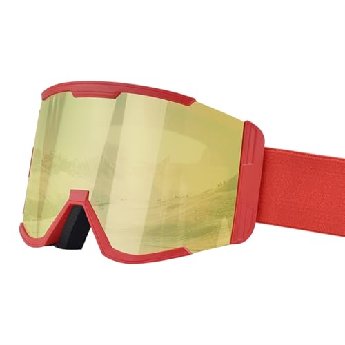 FREVEX Skibrille Herren Damen, Schneebrille UV-Schutz Skibrille, Skibrille für Skifahren Motorrad Fahrrad Skaten, Ski(Multicolor 7) von FREVEX