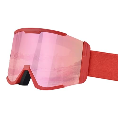 FREVEX Skibrille Herren Damen, Schneebrille UV-Schutz Skibrille, Skibrille für Skifahren Motorrad Fahrrad Skaten, Ski(Multicolor 8) von FREVEX