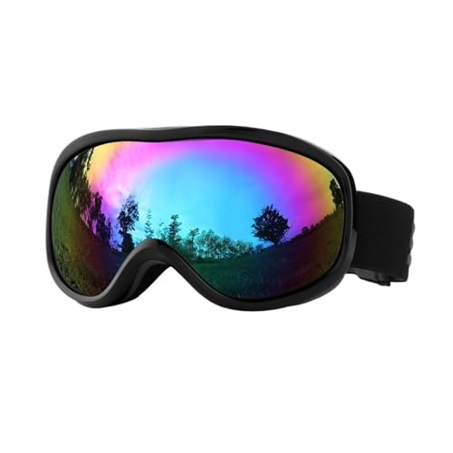 FREVEX Skibrille Herren Damen, UV-Schutz Snowboard Brille Anti-Beschlag, Helmkompatible Ski Goggles zum Skifahren, Ski(Multicolor 14) von FREVEX