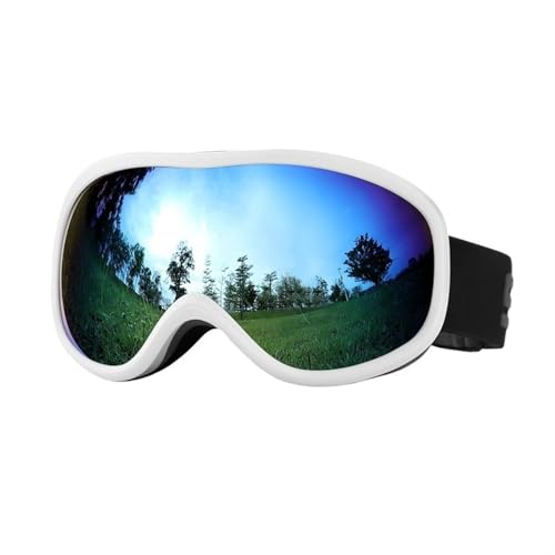 FREVEX Skibrille Herren Damen, UV-Schutz Snowboard Brille Anti-Beschlag, Helmkompatible Ski Goggles zum Skifahren, Ski(Multicolor 3) von FREVEX