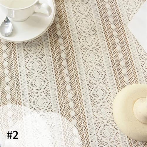 FRINZA Spitzen-esstischdecke Weiße Spitze Esstisch Tuch Tisch Abdeckung Esstisch Abdeckung Hochzeit Party Decor Schreibtisch Abdeckungen Wohnzimmer Desktop Decor 가리개 천(S6 Table Cloth,90x90cm) von FRINZA