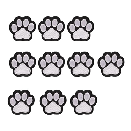 10/50 Stück Tierpfoten bestickte Flicken zum Aufbügeln kleine Reparaturflicken Hundepfoten Nähen Flicken für Kleidung Tasche 10/50 Stück Tierpfoten bestickte Flicken zum Aufbügeln kleine Reparaturflicken Hundepfoten Nähen Flicken für Kleidung Tasche von FROMCEO