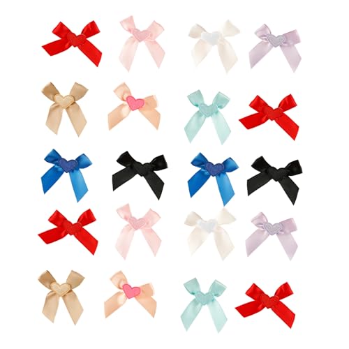 20-teiliges Set mit Fliege in verschiedenen Farben, Bekleidungszubehör, Schleifen-Applikation für modische Hüte, Schuhe und zum Basteln von Haarspangen 20-teiliges Set mit Fliege in verschiedenen Farben, Bekleidungszubehör, Schleifen-Applikation für modische Hüte, Schuhe und zum Basteln von Haarspangen von FROMCEO