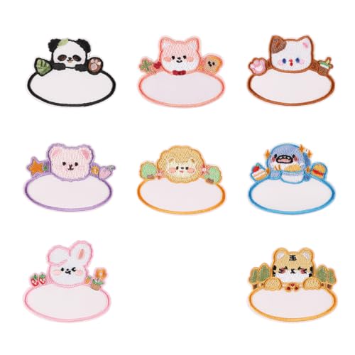 8 Stück Lovely Rabbits Aufnäher / Aufbügler Cartoon Tier Rohlinge Name bestickte Flicken Reparatur Flicken für Kleidung 8 Stück Lovely Rabbits Aufnäher / Aufbügler Cartoon Tier Rohlinge Name bestickte Flicken Reparatur Flicken für Kleidung von FROMCEO