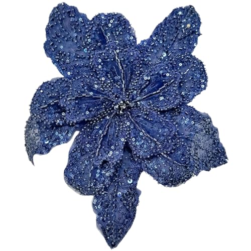 Auffällige Pailletten-Blumen-Applikation für Kleidung, Hut, Nähen, Schals, Hochzeitskleider, Dekorationen, Zubehör Auffällige Pailletten-Blumen-Applikation für Kleidung, Hut, Nähen, Schals, Hochzeitskleider, Dekorationen, Zubehör von FROMCEO