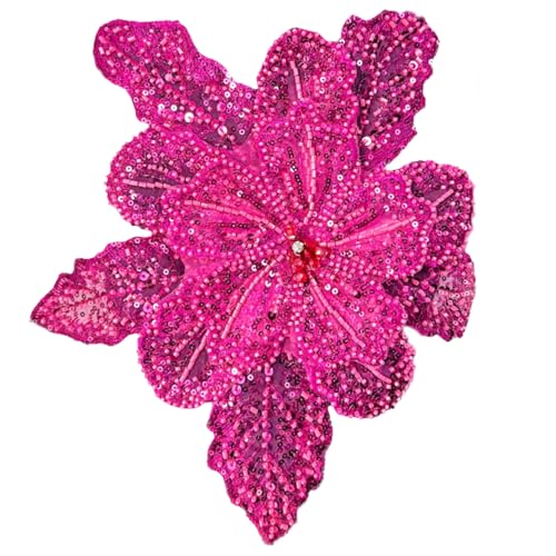 Auffällige Pailletten-Blumen-Applikation für Kleidung, Hut, Nähen, Schals, Hochzeitskleider, Dekorationen, Zubehör Auffällige Pailletten-Blumen-Applikation für Kleidung, Hut, Nähen, Schals, Hochzeitskleider, Dekorationen, Zubehör von FROMCEO