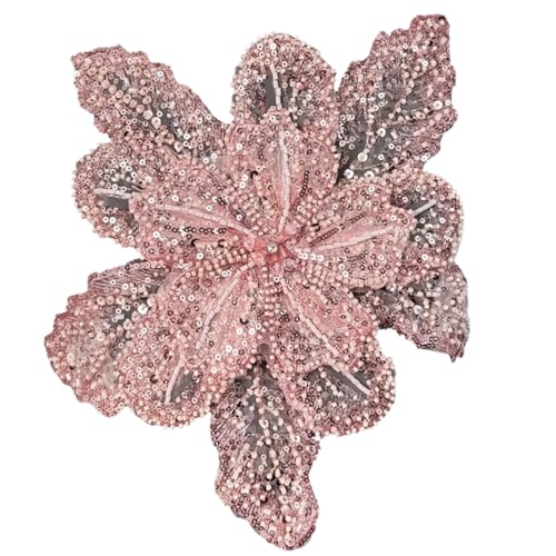 Auffällige Pailletten-Blumen-Applikation für Kleidung, Hut, Nähen, Schals, Hochzeitskleider, Dekorationen, Zubehör Auffällige Pailletten-Blumen-Applikation für Kleidung, Hut, Nähen, Schals, Hochzeitskleider, Dekorationen, Zubehör von FROMCEO