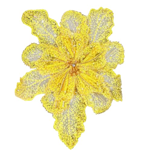 Auffällige Pailletten-Blumen-Applikation für Kleidung, Hut, Nähen, Schals, Hochzeitskleider, Dekorationen, Zubehör Auffällige Pailletten-Blumen-Applikation für Kleidung, Hut, Nähen, Schals, Hochzeitskleider, Dekorationen, Zubehör von FROMCEO