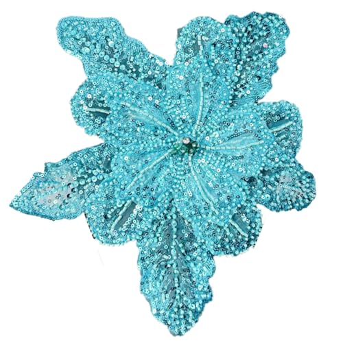 Auffällige Pailletten-Blumen-Applikation für Kleidung, Hut, Nähen, Schals, Hochzeitskleider, Dekorationen, Zubehör Auffällige Pailletten-Blumen-Applikation für Kleidung, Hut, Nähen, Schals, Hochzeitskleider, Dekorationen, Zubehör von FROMCEO