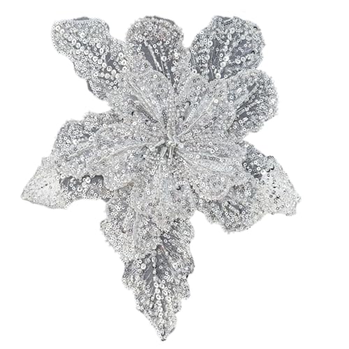 Auffällige Pailletten-Blumen-Applikation für Kleidung, Hut, Nähen, Schals, Hochzeitskleider, Dekorationen, Zubehör Auffällige Pailletten-Blumen-Applikation für Kleidung, Hut, Nähen, Schals, Hochzeitskleider, Dekorationen, Zubehör von FROMCEO
