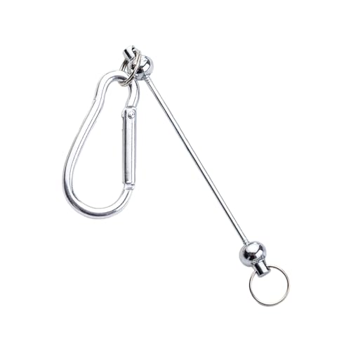 Beadable Schlüsselanhänger, Rohling, Perlen, Schlüsselanhänger, Metall, multifunktionaler Schlüsselrohling für Schmuckherstellung von FROMCEO