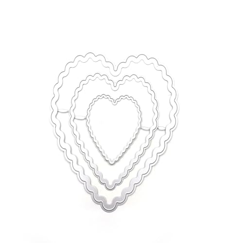 Metall-Stanzform für Hochzeiten, Herzen, Stanzschablonen für Kartenherstellung, Scrapbooking, Papierdekorationen von FROMCEO