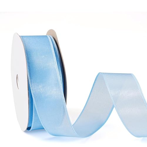 FROON Geschenkverpackung 100 Yards Bänder, Geschenkverpackungsband, 2,5 cm transparenter Tüll, dekorative Bänder für Blumenstrauß, Geschenke, Basteln, Schleifen, Party, Hochzeit von FROON