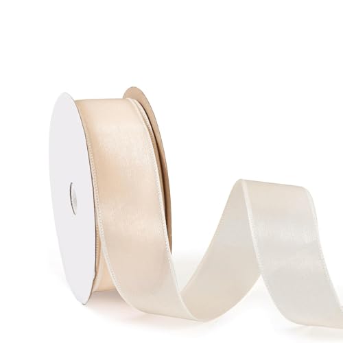 FROON Geschenkverpackung 100 Yards Bänder, Geschenkverpackungsband, 2,5 cm transparenter Tüll, dekorative Bänder für Blumenstrauß, Geschenke, Basteln, Schleifen, Party, Hochzeit von FROON