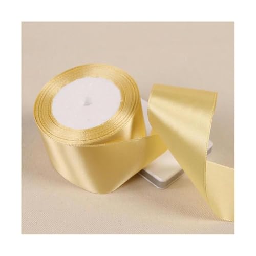 FROON Geschenkverpackung 22 Meter farbiges Band, 5 cm Wickelband, Polyester-Satinband, dekoratives Band für Blumenstrauß, Geschenke, Basteln, Schleifen, Party, Hochzeit von FROON