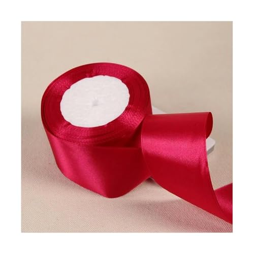 FROON Geschenkverpackung 22 Meter farbiges Band, 5 cm Wickelband, Polyester-Satinband, dekoratives Band für Blumenstrauß, Geschenke, Basteln, Schleifen, Party, Hochzeit von FROON