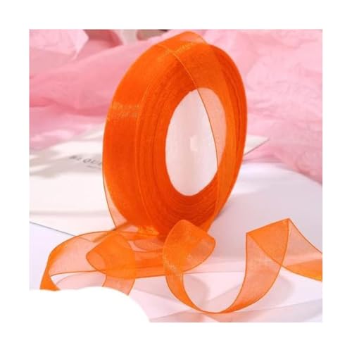 FROON Geschenkverpackung 45 Meter langes, fleckiges Wickelband, 20 mm dekoratives Weihnachtsband, Tüllband für Blumenstrauß, Geschenke, Basteln, Schleifen, Partydekoration von FROON