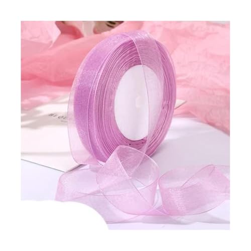 FROON Geschenkverpackung 45 Meter langes, fleckiges Wickelband, 20 mm dekoratives Weihnachtsband, Tüllband für Blumenstrauß, Geschenke, Basteln, Schleifen, Partydekoration von FROON