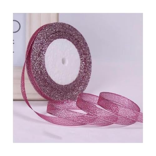 FROON Geschenkverpackung 6 mm großes, fleckiges Wickelband, 22 Meter/Rolle, dekorative Weihnachtsbänder für Kuchen, Backen, Lesezeichen, geflochtenes Haarschmuckband von FROON