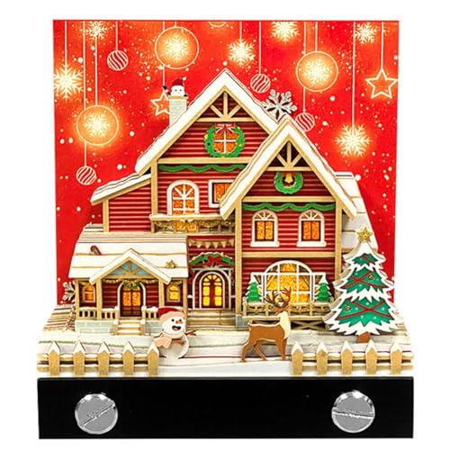 2025 Kalender Schloss 3D Notizblock Notizblock Block Weihnachten Zubehör Papier Schreibwaren Design Notiz Neuheit Notizen Geschenk V0G6 von FROVOL