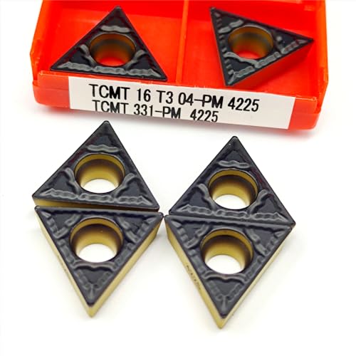 10 Stücke Schaftfräser Hartmetall-drehwerkzeug TCMT 16T304 PM4225 Verarbeitung Metalldrehmaschinenteile TCMT16T304 von FSLMEIL
