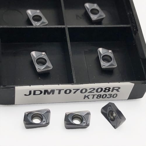 10 stücke JDMT070204 JDMT070208 Hartmetall Klingen Sind Verwendet for Edelstahl Und Stahl JDMT070208R(JDMT070208R KT8030) von FSLMEIL
