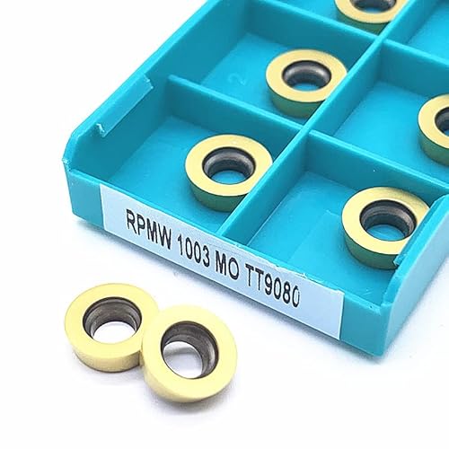 10PCS RPMW1003MO TT9080 Hartmetalleinsatz Drehmaschine Fräsen Mühle Cnc Werkzeuge Fräser von FSLMEIL