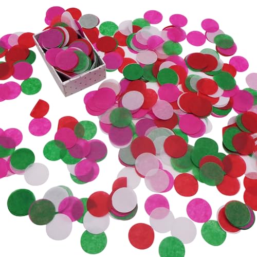 50 g 2,5 cm Papier Tischkonfetti Punkte Kleine Runde Seidenkonfetti Papier Konfetti Kreise Hochzeit Party Streukonfetti Babyparty Deko Konfetti B von FSSTUD