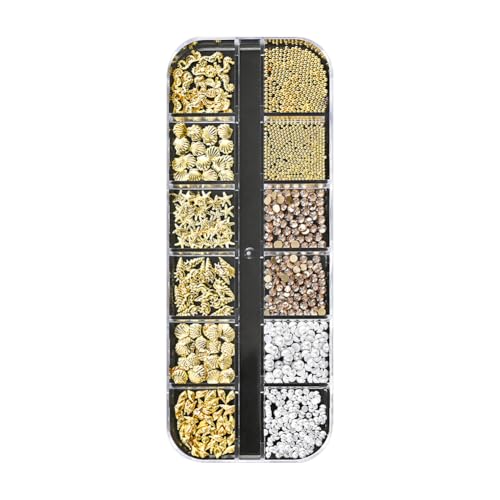 FSSTUD 3D-Nagelanhänger mit Meeresmotiven, Mini-Glitzersteine, Perlen, Seestern, Muschel, Nagelkunst, Maniküre, Kunstdekorationen mit Aufbewahrungsbox FSSTUD 3D-Nagelanhänger mit Meeresmotiven, Mini-Glitzersteine, Perlen, Seestern, Muschel, Nagelkunst, Maniküre, Kunstdekorationen mit Aufbewahrungsbox von FSSTUD