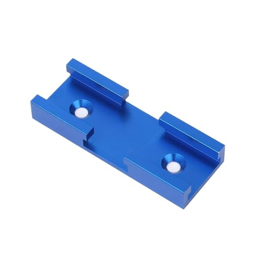 1 stück T-Track Kreuzung Slot Holzbearbeitung Rutsche for Gehrung Gauge Führungsschiene mit Pre-Gebohrt Montage Löcher Rot Blau Silber(Blue) von FTLYIYDV