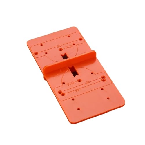 35 mm 40 mm Scharnierbohrlehre, Lochöffner, Schablone, Schreiner, Holzbearbeitungslochstanzer, Bohrführungsfinder for Türschränke(Orange) von FTLYIYDV