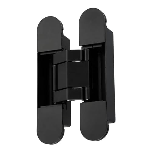 FTLYIYDV 40KG/80KG Versteckte Klapp Holz Tür Heavy Duty Scharnier Verdeckte Möbel Hardware Schrank Scharnier(40KG-Black) von FTLYIYDV