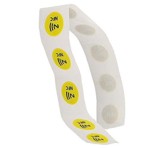 30 Stück NFC-Aufkleber, Wasserdichte NTAG215-NFC-Stick-Karte mit 504 Byte Speicher für Gute Kompatibilität (YELLOW) von FTVOGUE