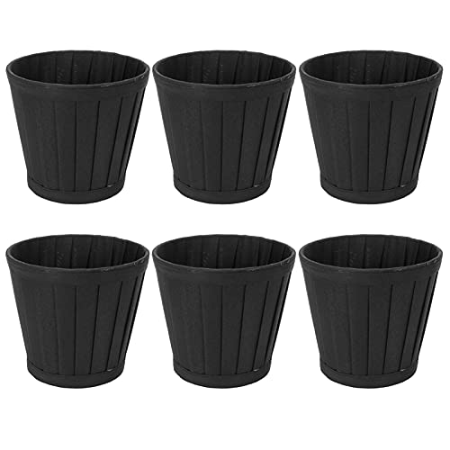 FTVOGUE 6PCS Stoff Lampenschirm Moderne Schwarze Kronleuchter Lampenschirme für E14 Wandleuchte Raumdekor von FTVOGUE