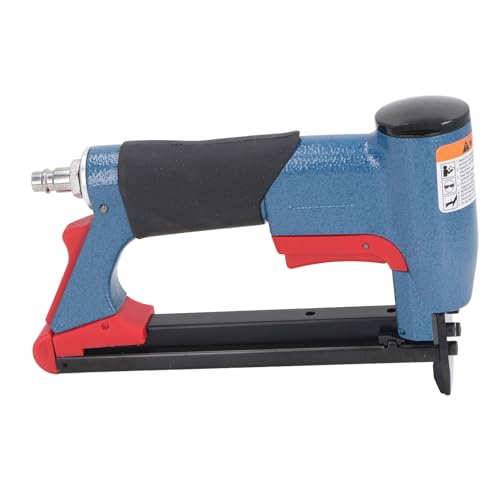 Pneumatischer Hefter, FS8016 Pneumatic Staple Gun Professionaler Nicht -Schlupf -Griff 21 Gauge 140 Nägel 1/4 Zoll Lufteinlasspolstere Hefter Zylinder, Hefter von FTVOGUE