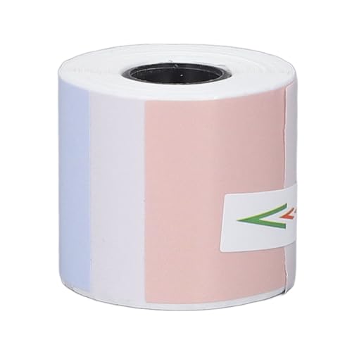 Roll Wärmeaufkleber, Runde Thermische Aufkleber -Etikett, Tragbares Selbstklebendes Kleines Business -Etikett, Direktthermiedruck, 30 X 30 Mm, eine Rolle, Etikett (Pure Farbe) von FTVOGUE