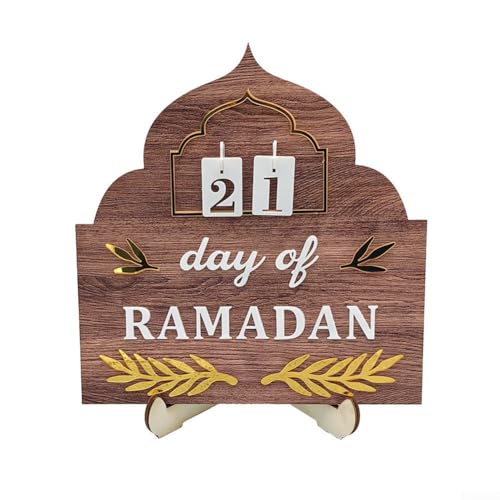 1 x manueller Messdatenkalender für BH mit Ramadan-Countdown (2) von FUANA