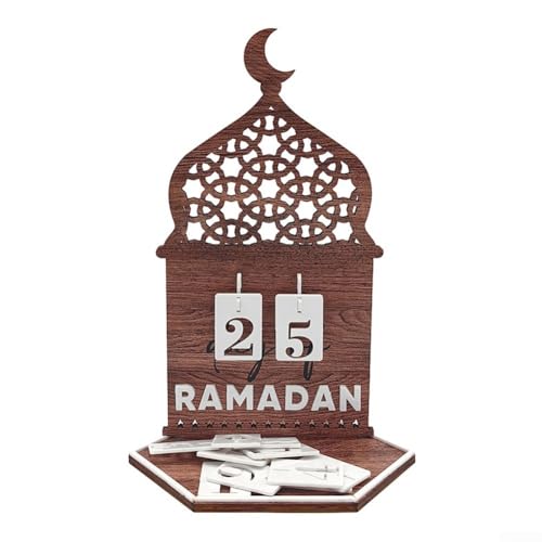 1 x vorderer BH Ramadan Countdown Manueller Messdatenkalender (3) von FUANA