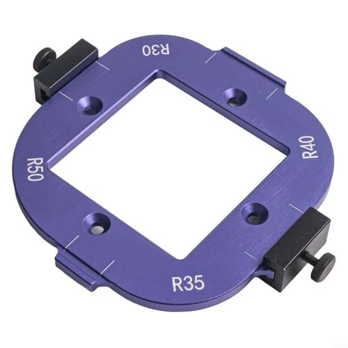 Runde Eckradius Schablone Set für Holzbearbeitung Aluminiumlegierung Vorrichtung zum Schneiden und Positionieren (B) von FUANA