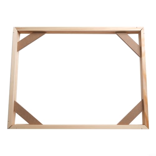 FUBESK DIY Holz-Bilderrahmen-Set, moderner Stil, flacher Bilderrahmen für Leinwand, Malerei, Posterdruck, Wanddekoration, Fotorahmen, Wandkunst-Streifen, erhältlich in mehreren Größen (20 x 30 cm) von FUBESK