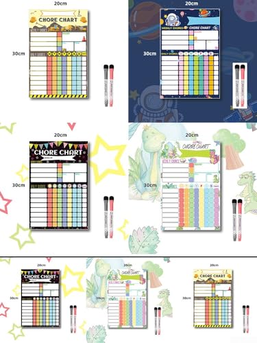 Verbessern Sie Ihre Organisationsfähigkeiten mit einer magnetischen Whiteboard-Kalendertafel, Premium, trocken abwischbar, perfekt für die Planung Ihres Monatsplans (Stern) von FUBESK