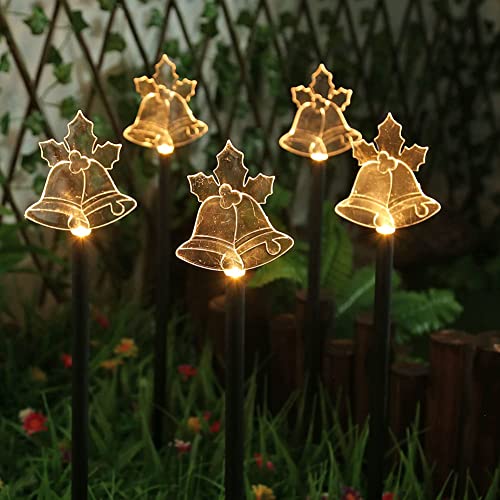 5pcs Lichterkette Außen Solar, Weihnachtsdeko Aussen Solar, Weihnachtsdeko Garten, Led Lichterkette Außen Batterie, IP65 Wasserdicht, Für Garten, Bäume, Terrasse, Hochzeit (A) von FUFRE