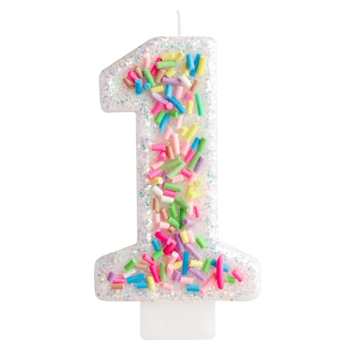 Geburtstagskerzen Zahlen Bunte Süßigkeiten 1. Geburtstagskerze für Partybedarf, Kerzen zur Kuchendekoration, 3.34 Zoll Nummer 1 Kuchen Topper, Hochzeitsjubiläum Pastell Süßigkeiten Thema Party Geburtstagskerzen Zahlen Bunte Süßigkeiten 1. Geburtstagskerze für Partybedarf, Kerzen zur Kuchendekoration, 3.34 Zoll Nummer 1 Kuchen Topper, Hochzeitsjubiläum Pastell Süßigkeiten Thema Party von FUNCANDLE